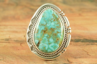 Genuine Candelaria Turquoise Sterling Silver Ring